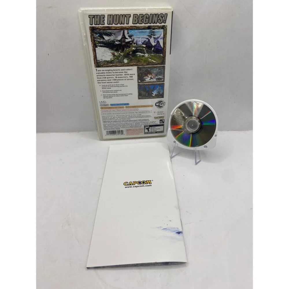 Monster Hunter Freedom 2 (Sony PSP, 2007) Complete CIB - Manual + Game - Tested